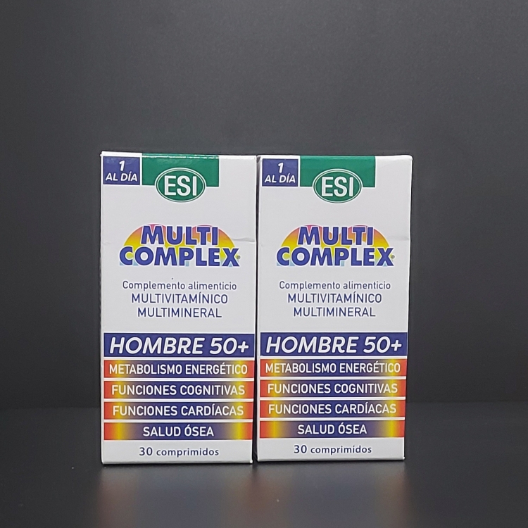 MULTICOMPLEX VITAMINAS ESI HOMBRE 50+ 30 COMP.