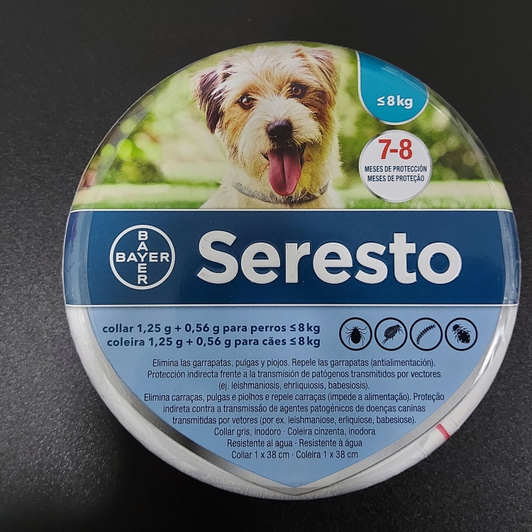 SERESTO COLLAR ANTIPARASITARIO PERROS MENOS DE 8 KG