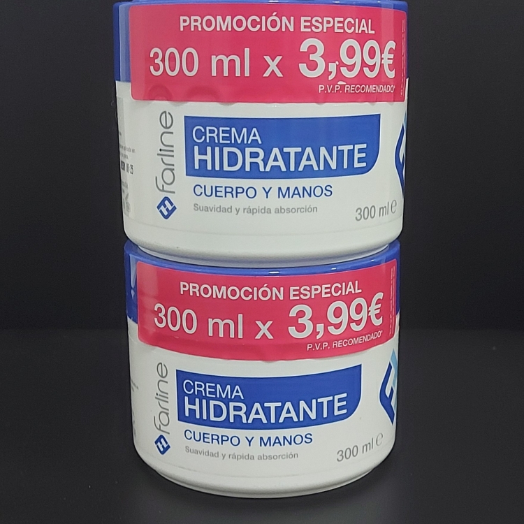 CREMA HIDRATANTE CUERPO Y MANOS FARLINE 300 ML