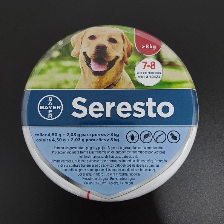 SERESTO COLLAR ANTIPARASITARIO PERROS MÁS DE 8 KG