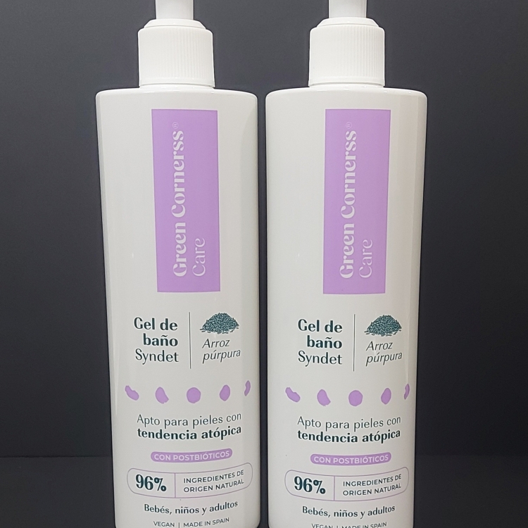 GEL DE BAÑO DE ARROZ PÚRPURA GREEN CORNERSS