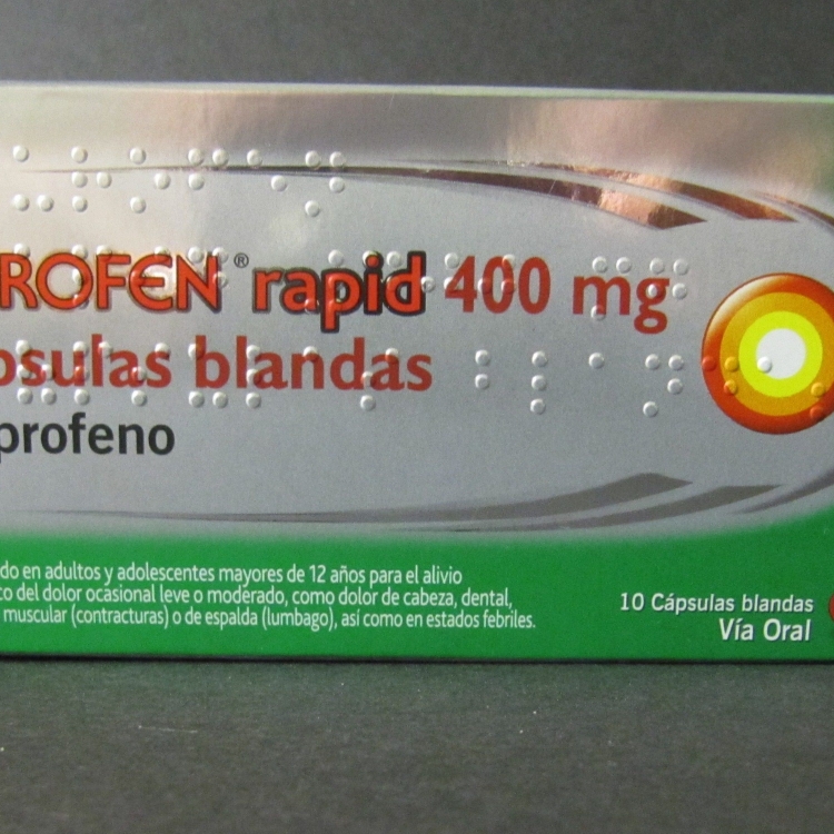 NUROFEN RAPID 400  mg CAPSULAS BLANDAS 10 UNIDADES