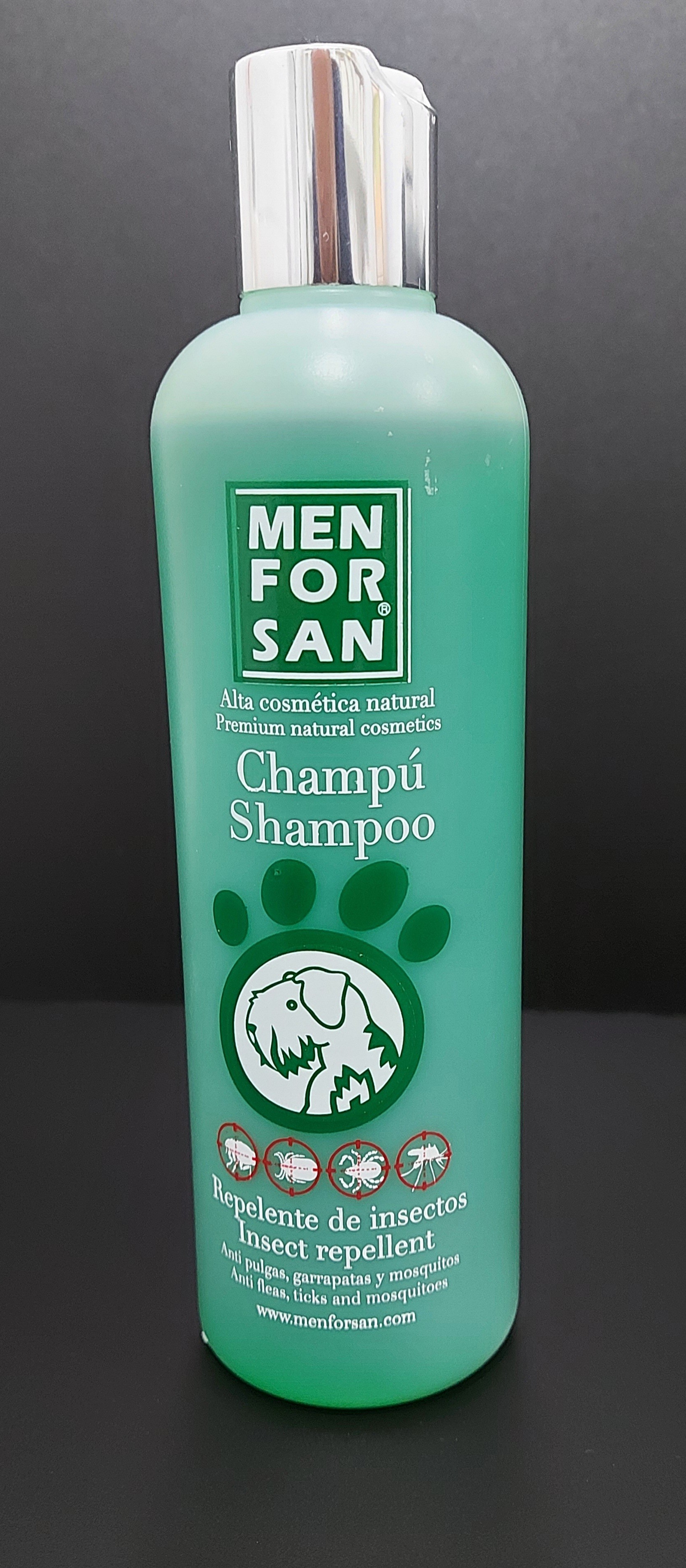 Shampoo Tea Tree Repelente natural pulgas y garrapatas, 250 ml.